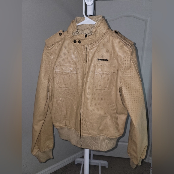 Authentic Leathet Jacket by Live Mechanics NWOT - Picture 4 of 8